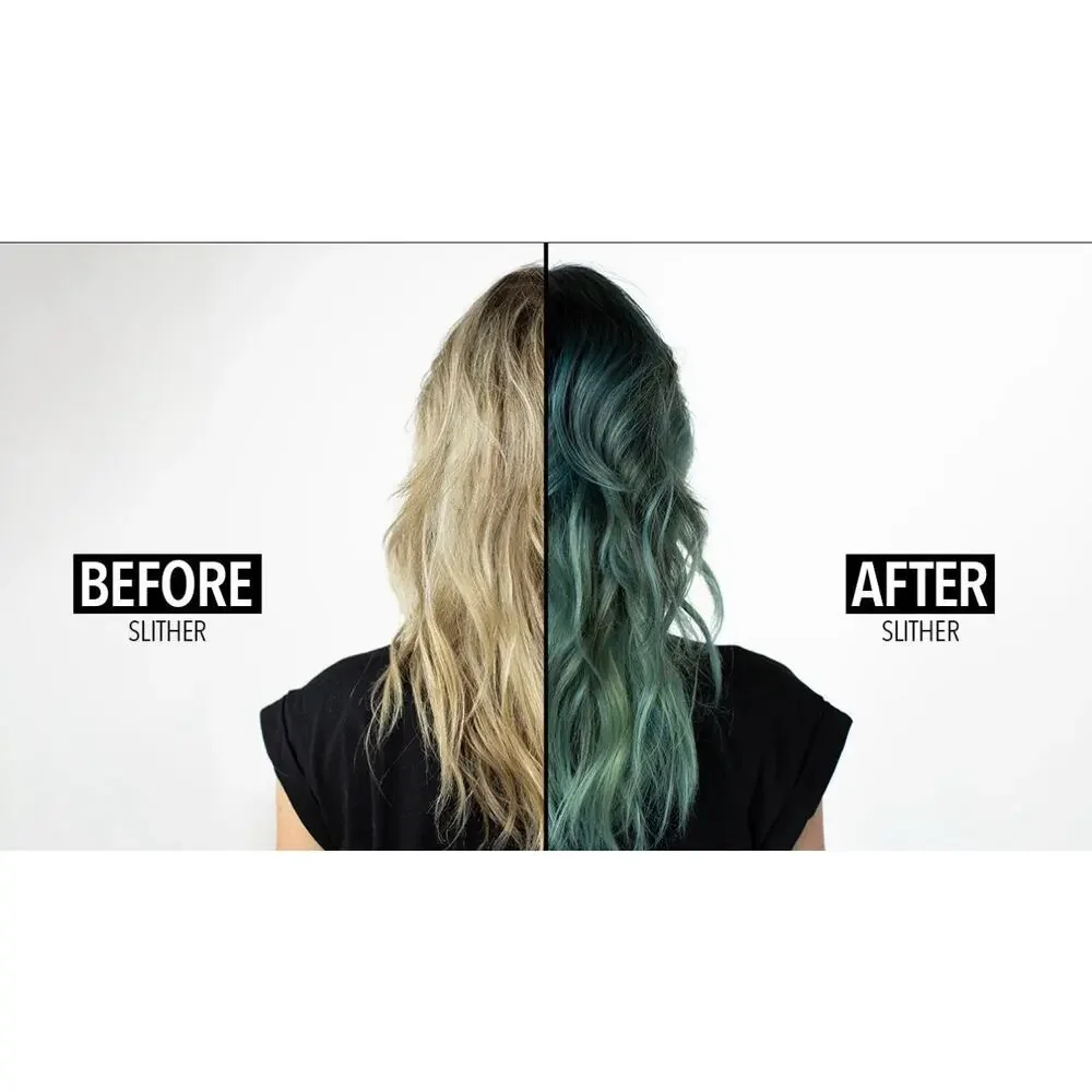 Pulp Riot Slither Hair Color  Semi Permanent Hair Color in 4oz Vivid Green Vibes